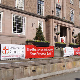 Outdoor banners example