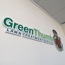 Interior wall graphics example