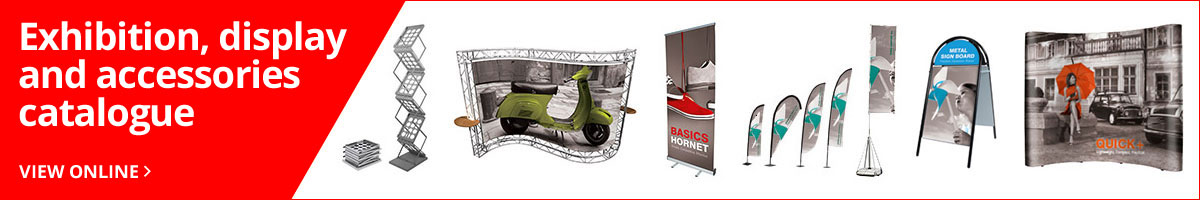 Exhibition, display and accessories catalogue - View online >
